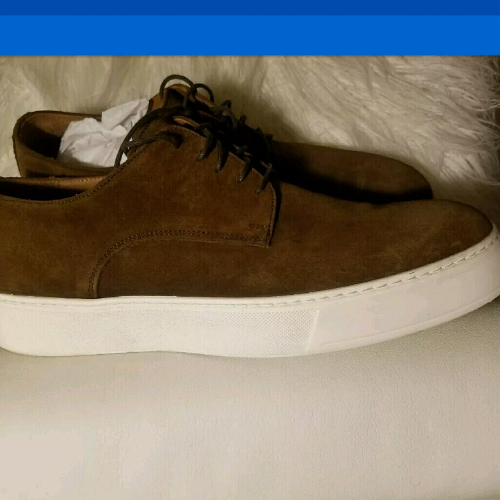 Barney New York mens Sneakers, Brown, US 10.5